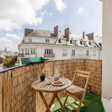 Apartment Grand Lumineux Hyper Centre Vue Chateau Caen